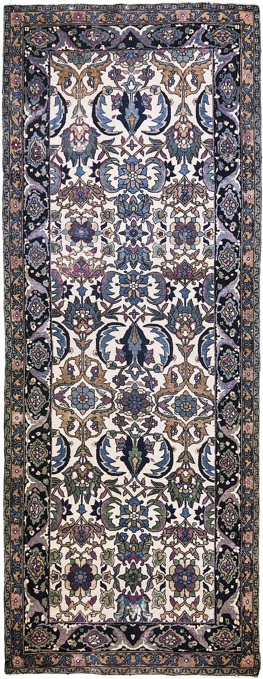 Persian Rug 2431 Antique Persian Tehran Farahan Runner