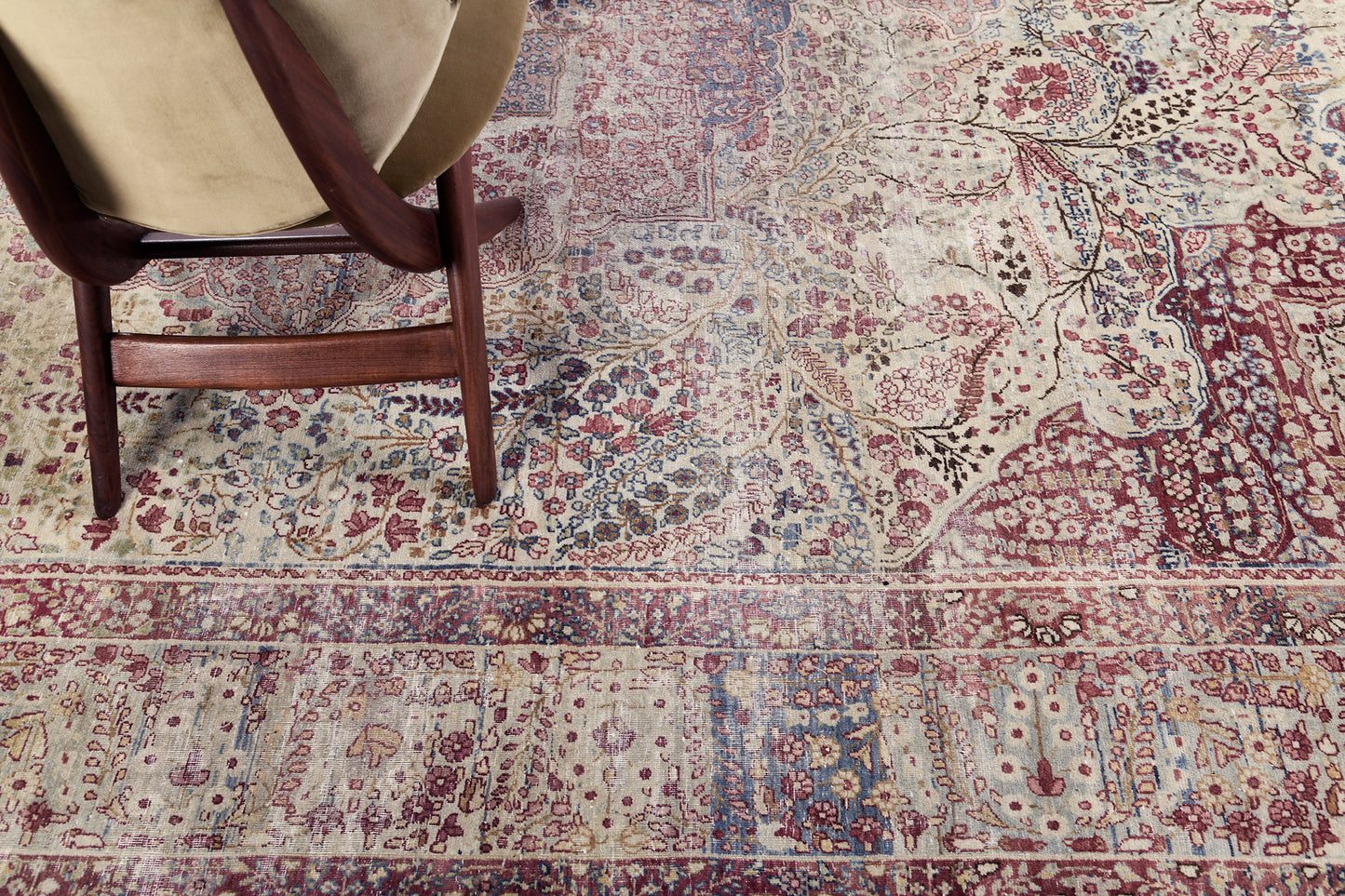 Vintage Persian Lavar Kerman