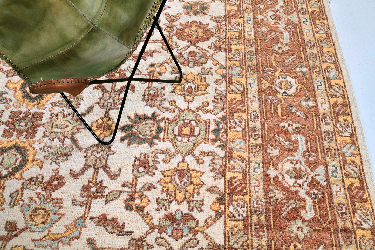 Antique Mahal Revival Rug
