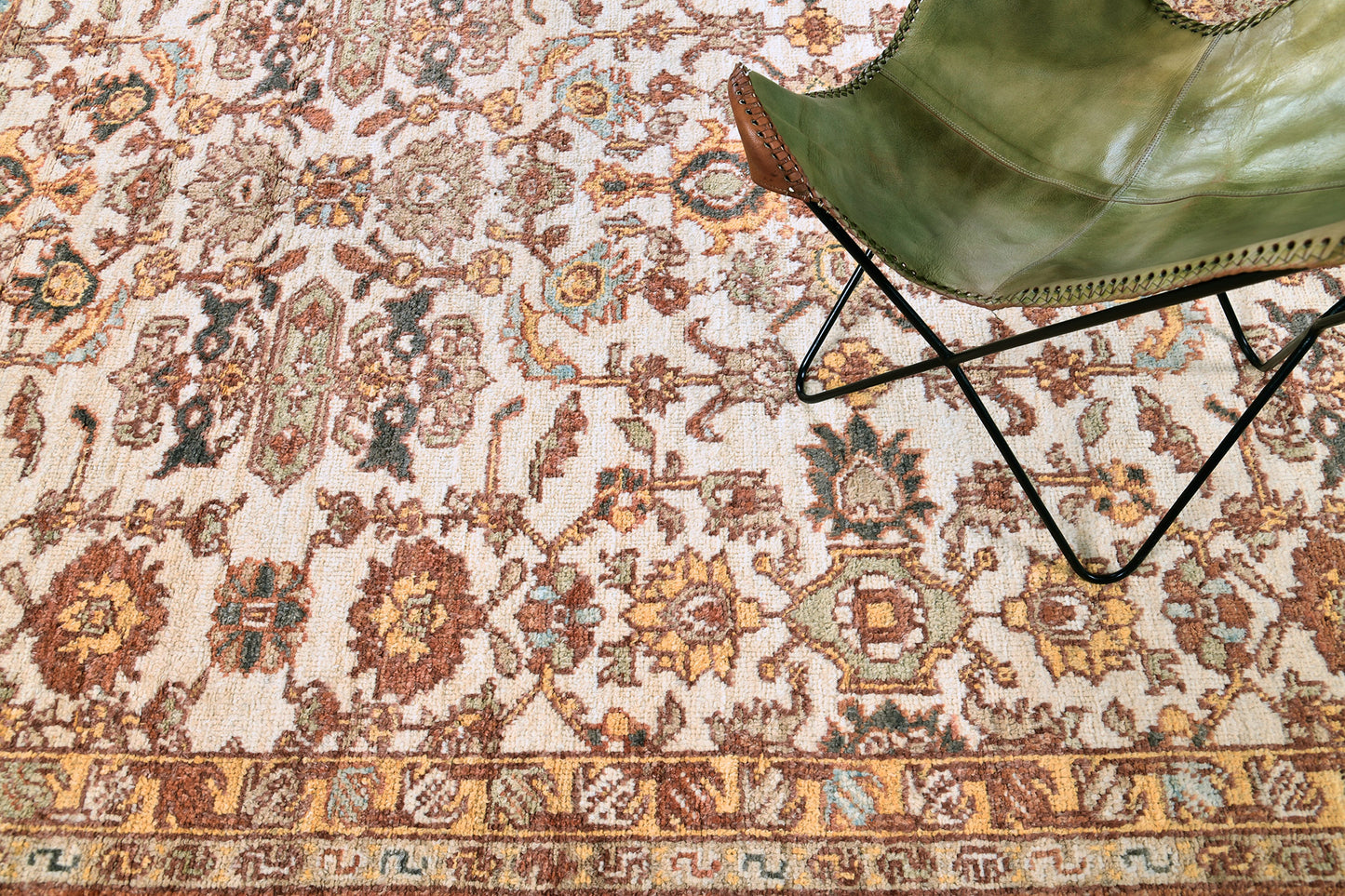 Antique Mahal Revival Rug