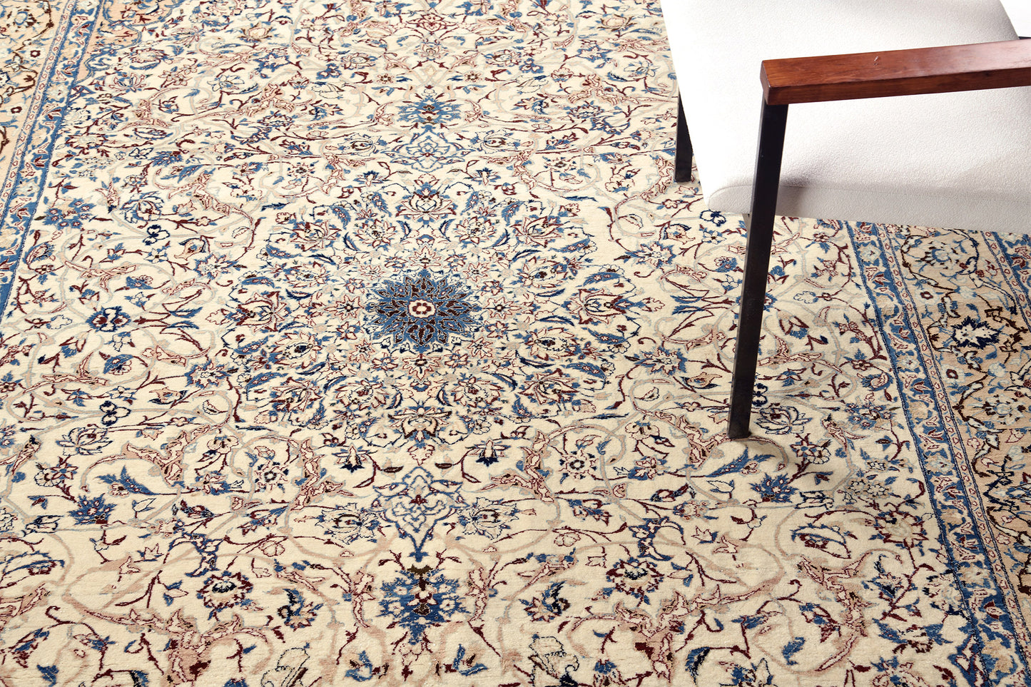 Vintage Persian Nain Toudeshk