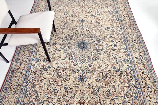 Vintage Persian Nain Toudeshk