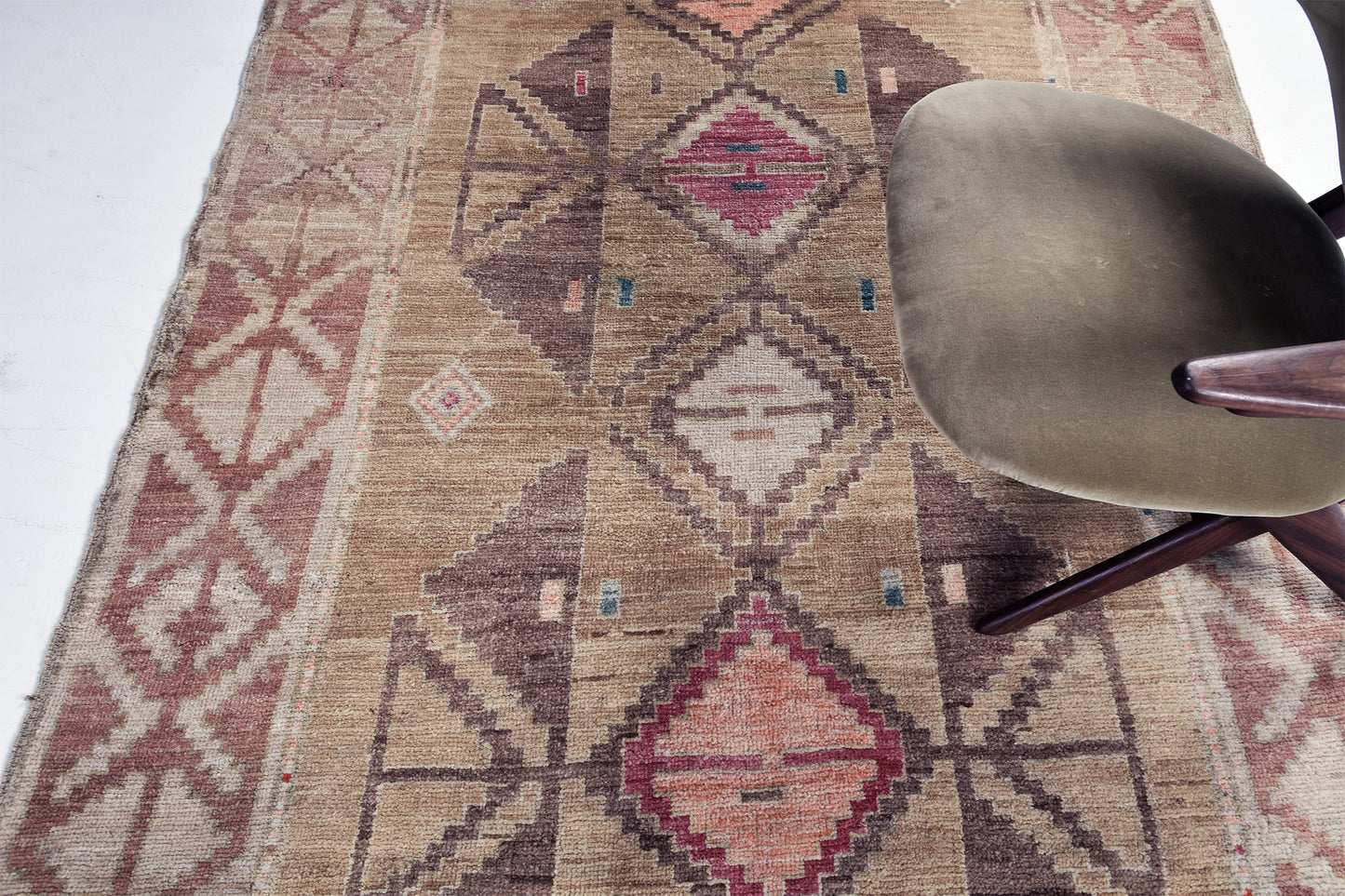 Vintage Turkish Kars Gallery Size Runner