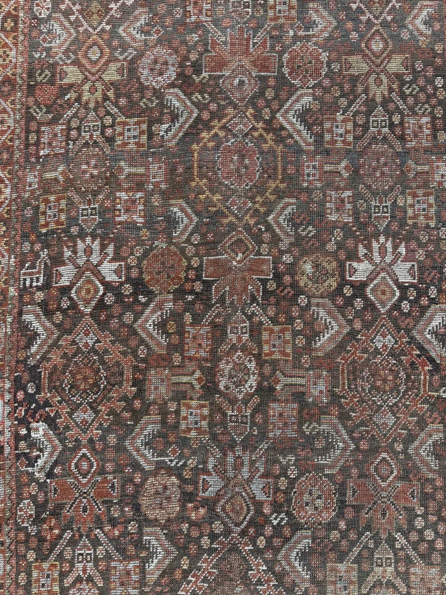 Antique Persian Ghashghaei Runner