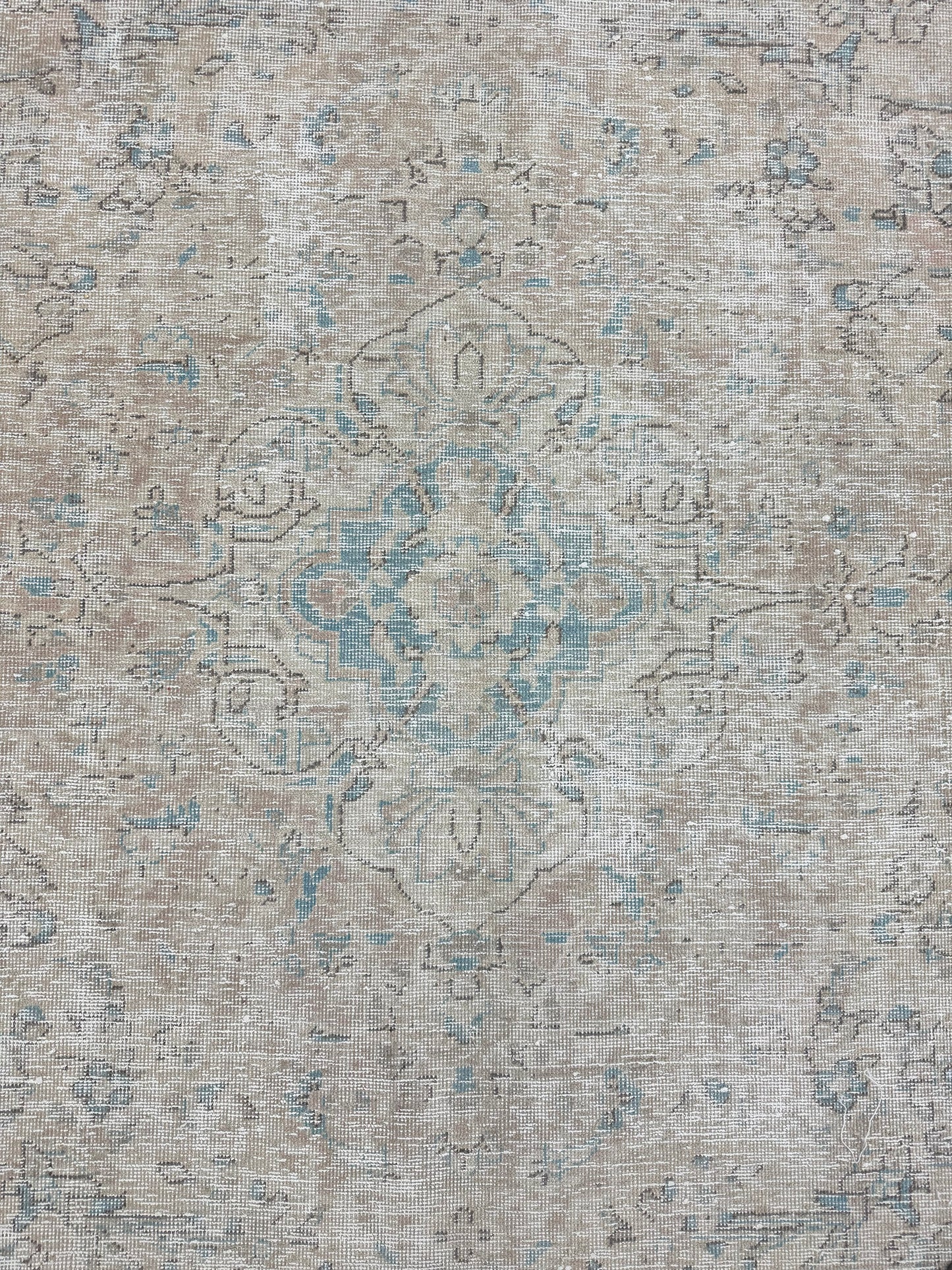 Vintage Distressed Persian Kashan