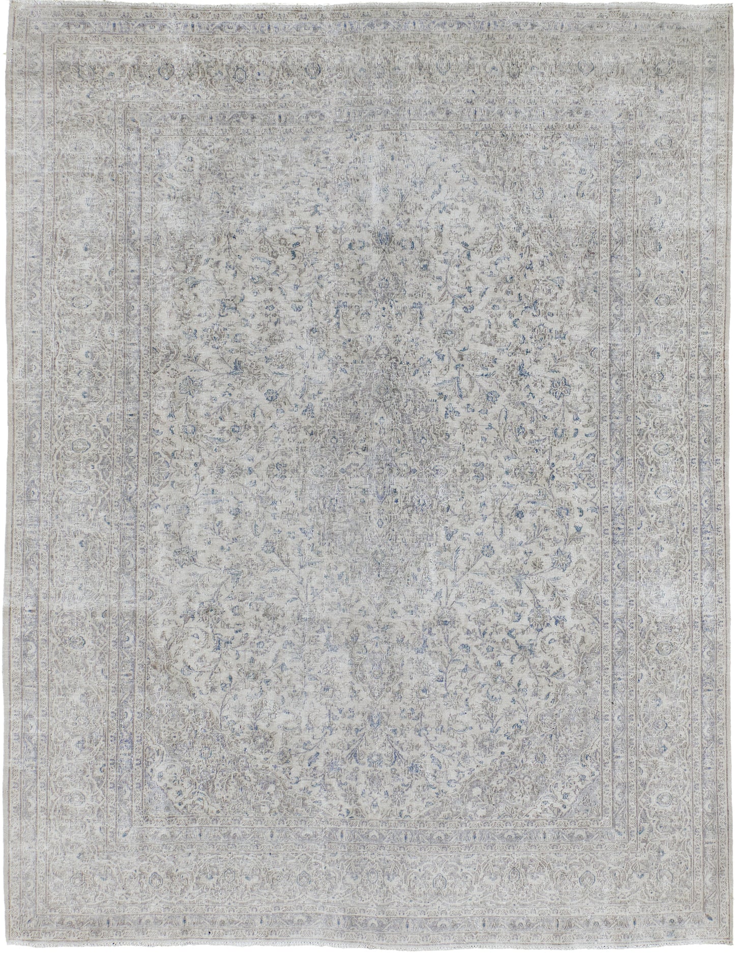 Vintage Distressed Persian Kashan