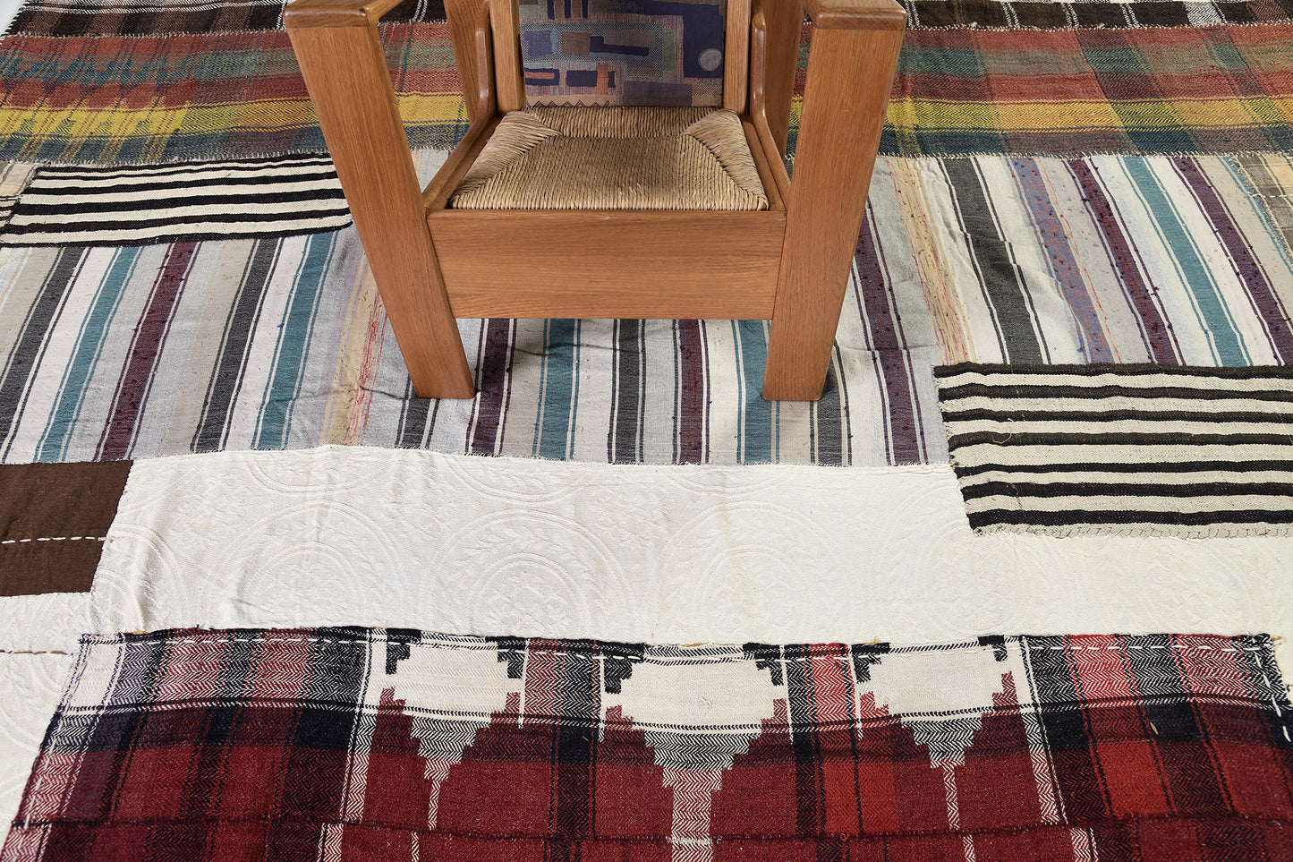 Antique Persian Ghashghaei Kilim
