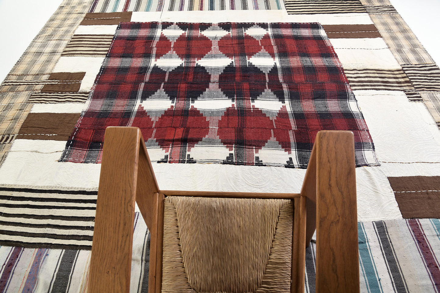 Antique Persian Ghashghaei Kilim
