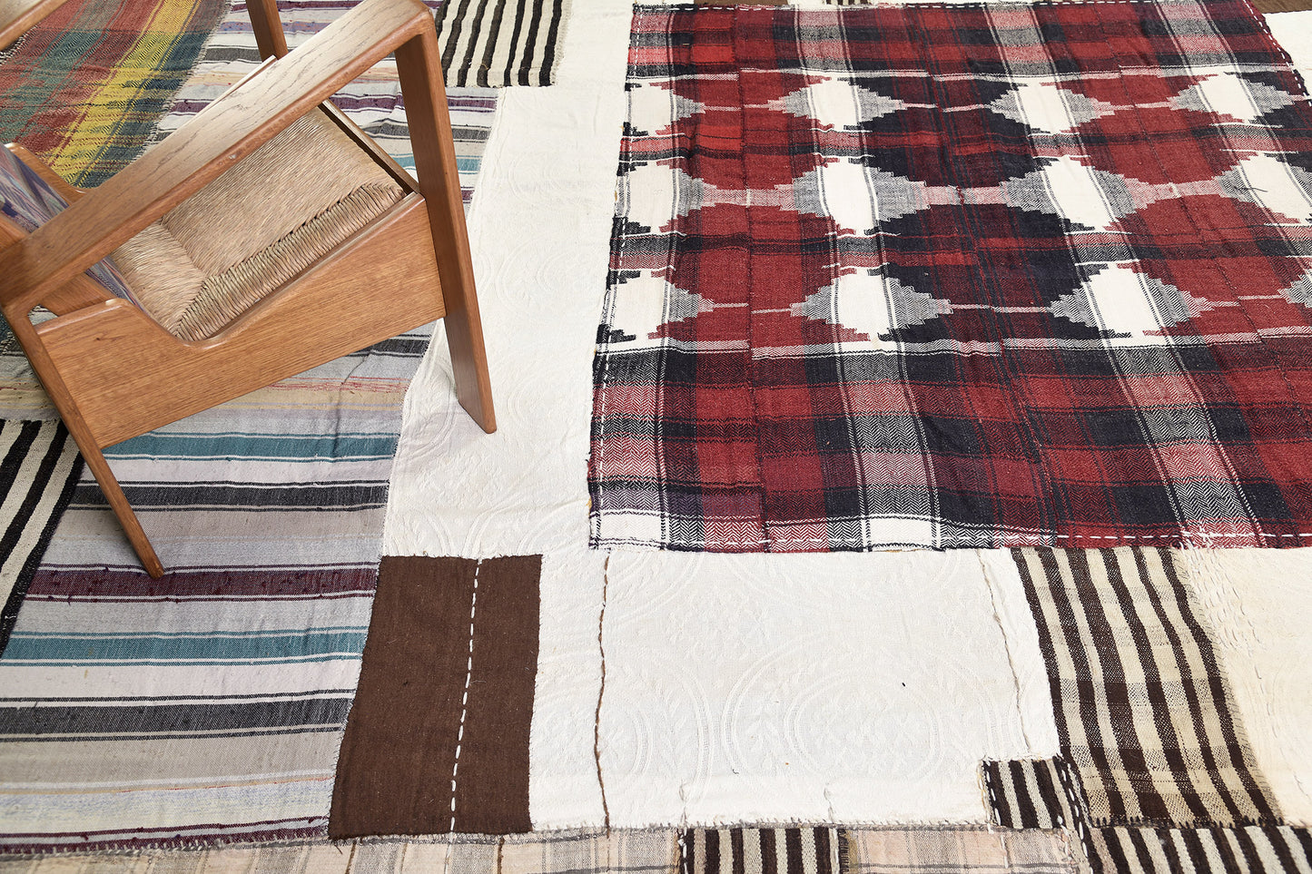 Antique Persian Ghashghaei Kilim