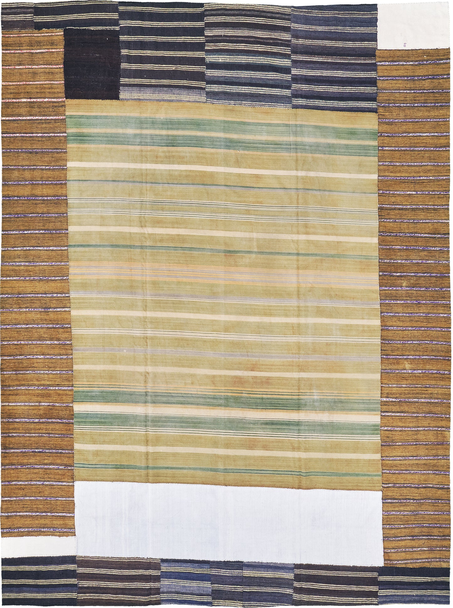 Vintage Persian Ghashghaei Kilim