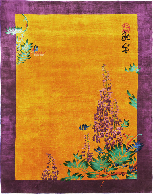 Antique Chinese Nichols Art Deco Rug