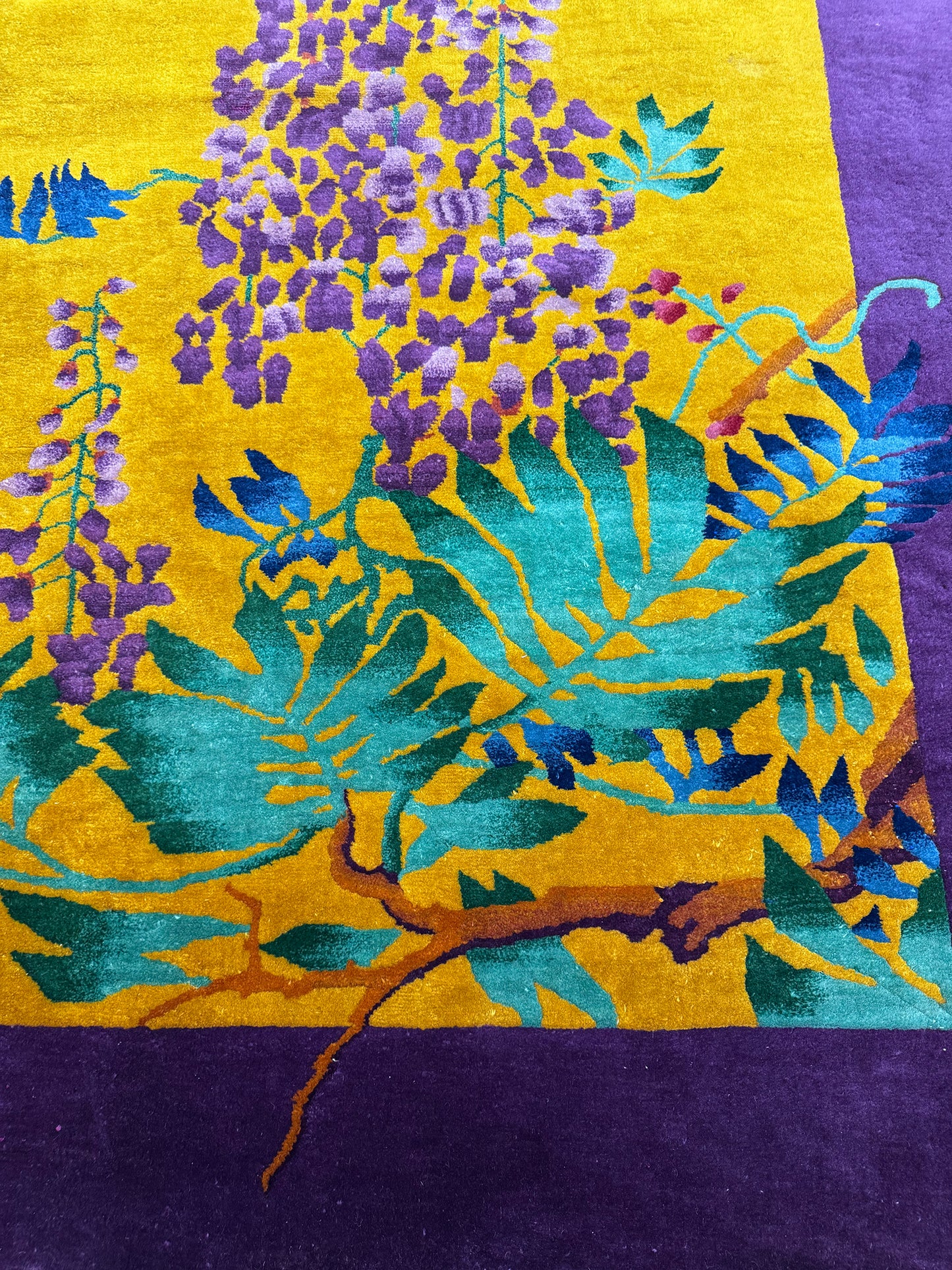 Antique Chinese Nichols Art Deco Rug