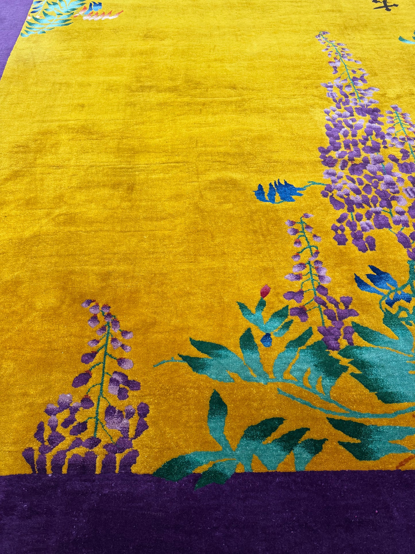 Antique Chinese Nichols Art Deco Rug