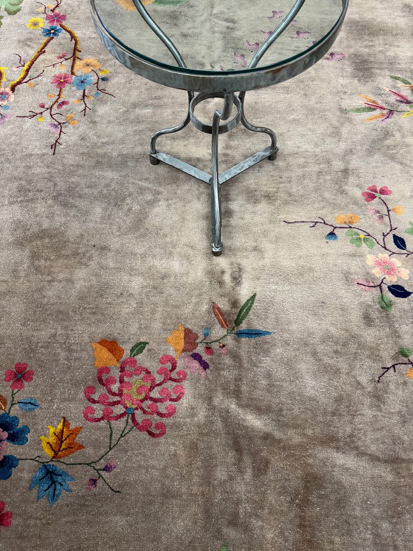 Antique Chinese Nichols Art Deco Rug
