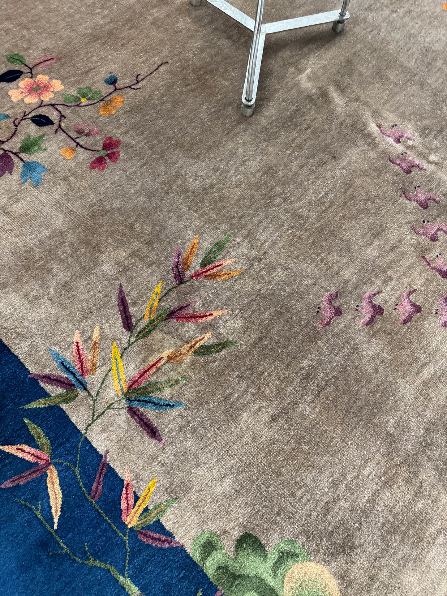 Antique Chinese Nichols Art Deco Rug