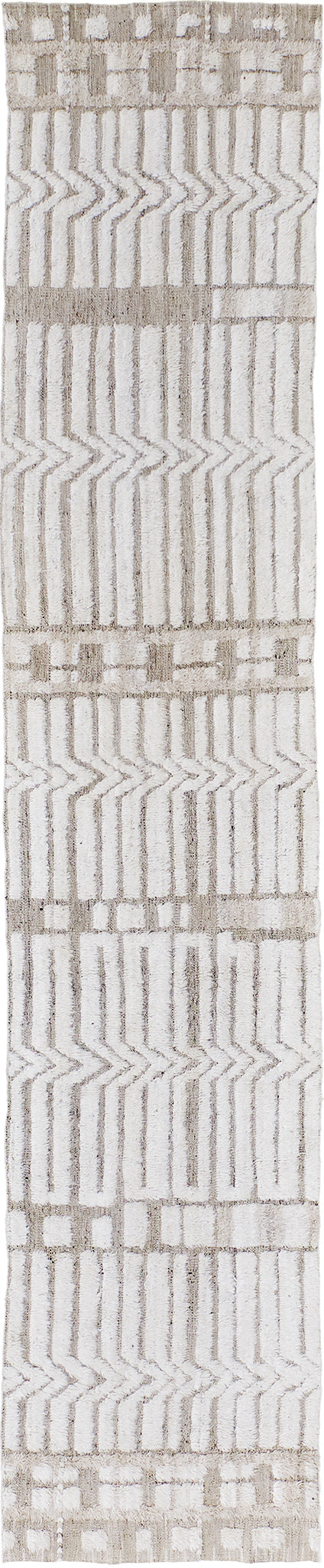 Tala Runner, Atlas Collection, Ivory Silver