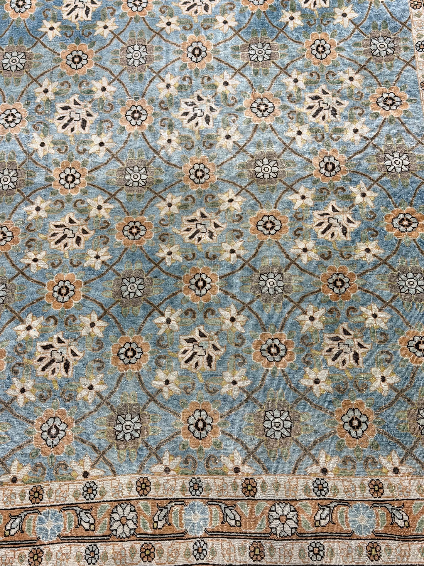 Vintage Persian Varamin Runner