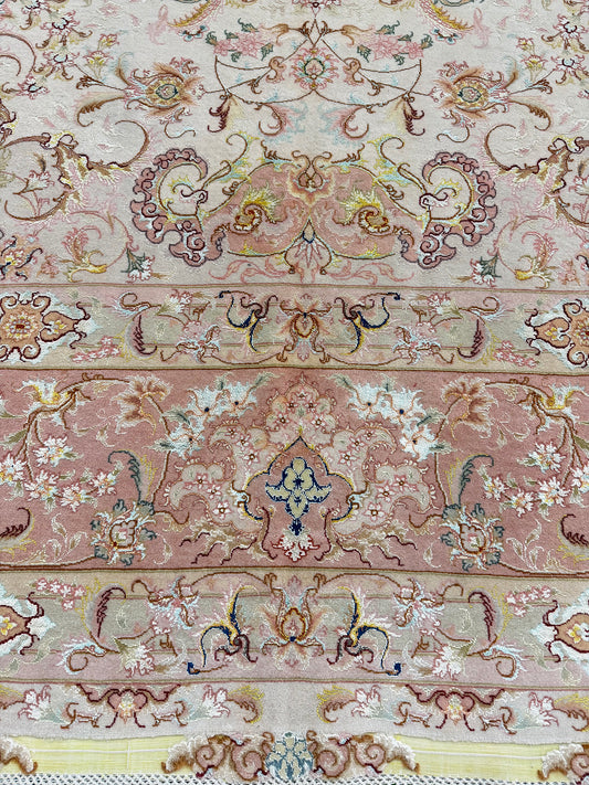 Fine Persian Tabriz Silk Foundation