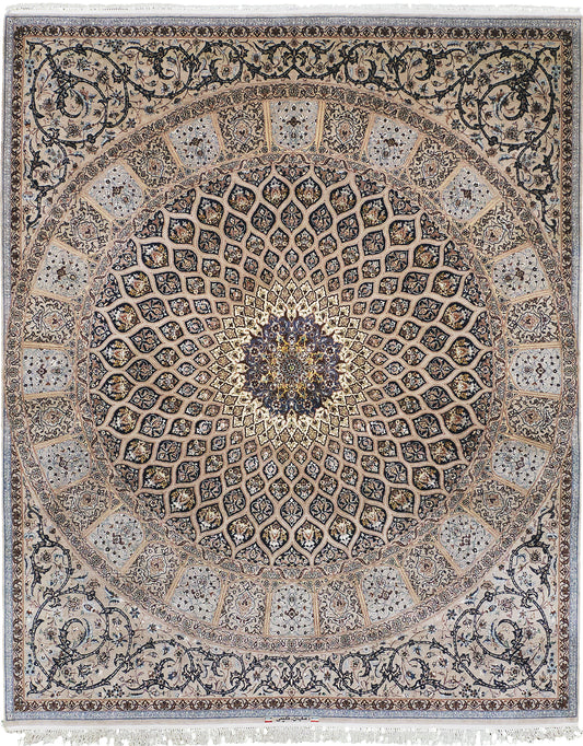 Ex-Fine Vintage Persian Isfahan Hakimi