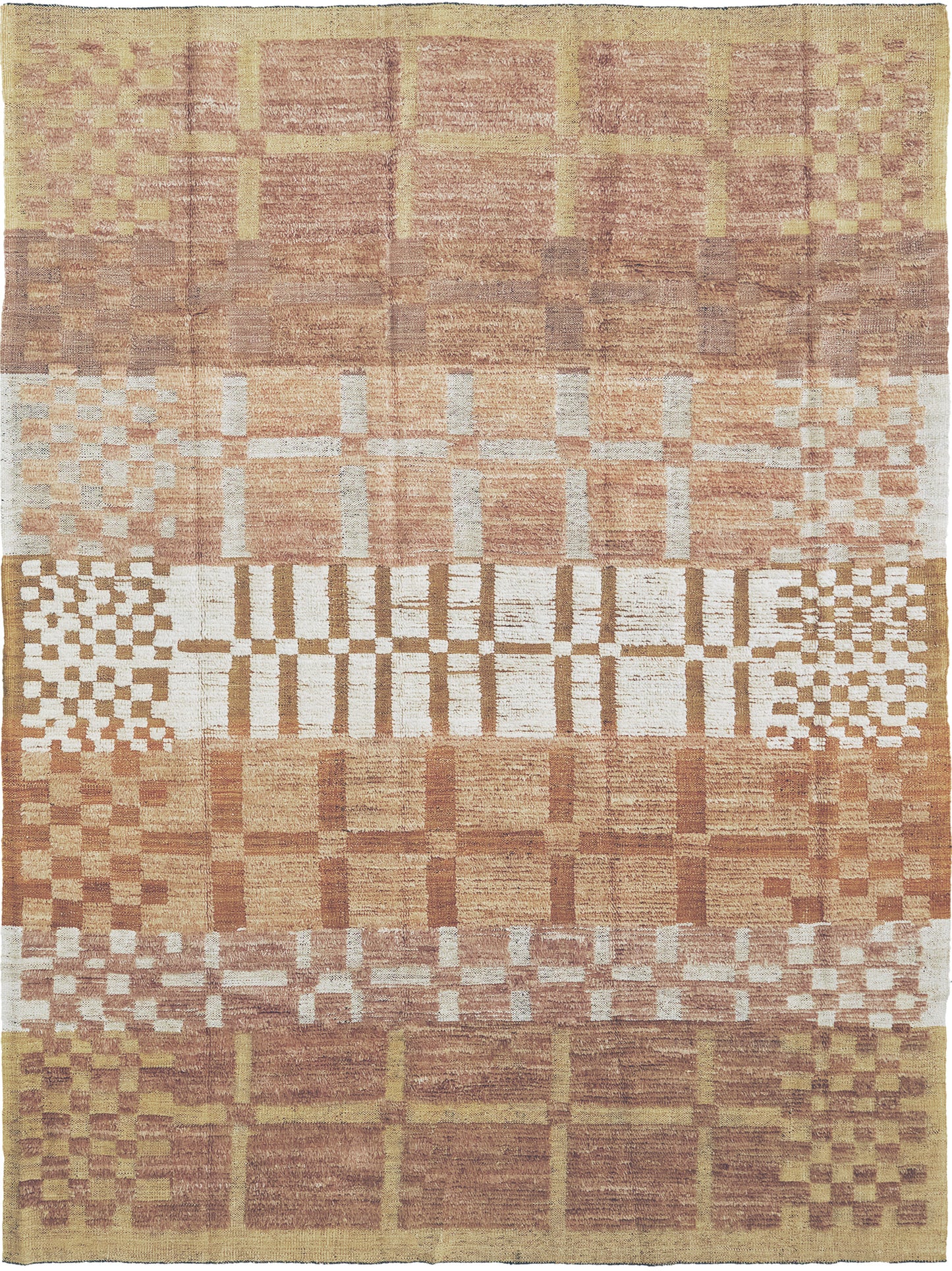 Shatramja, Kust Collection, Warm Multi - one-of-a-kind handmade area rug