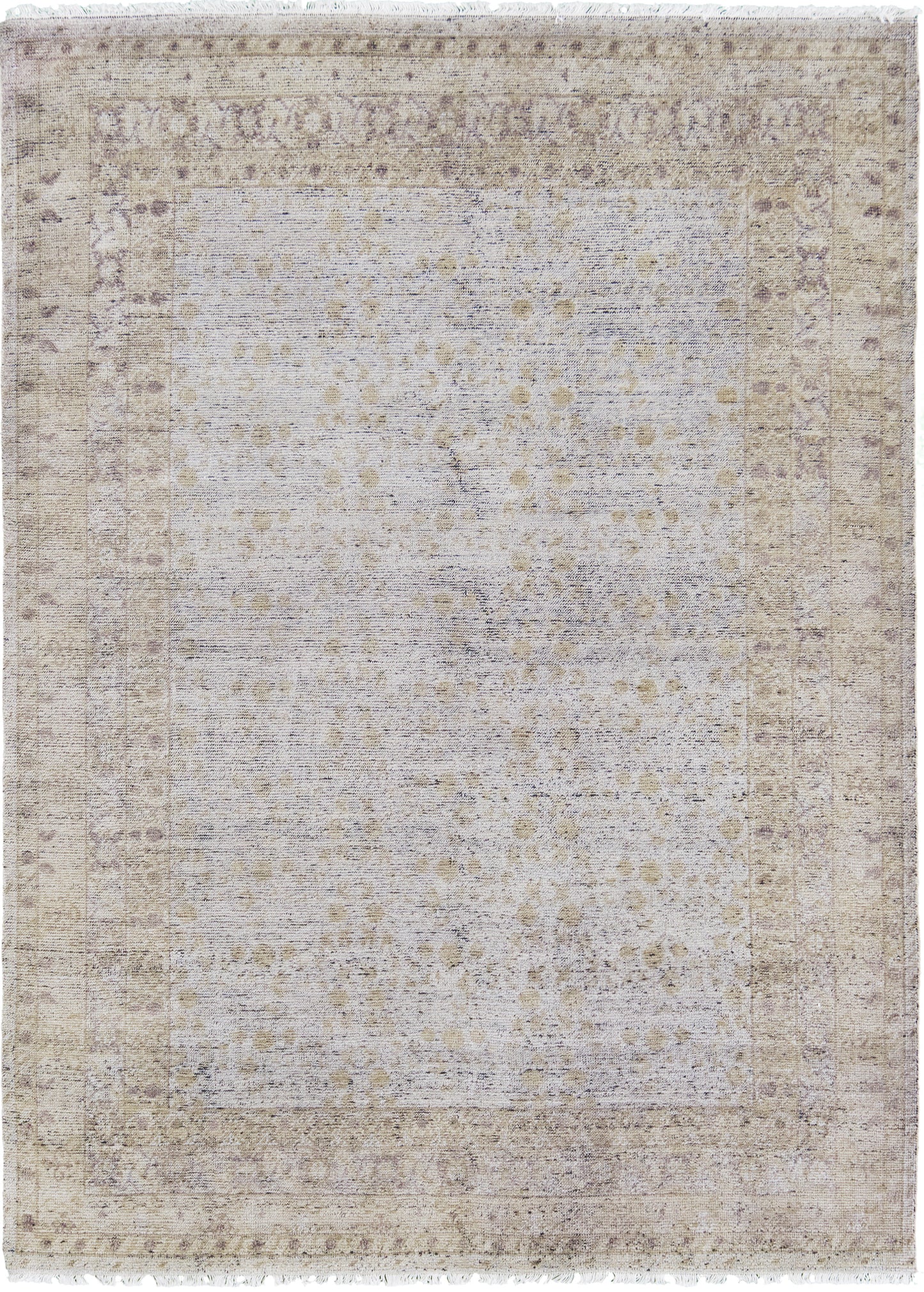 Junggar, Domicile Collection, Pale Gold - one-of-a-kind handmade area rug