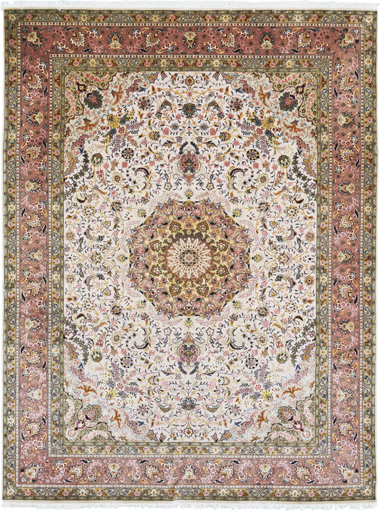 Vintage Ex-Fine Persian Tabriz