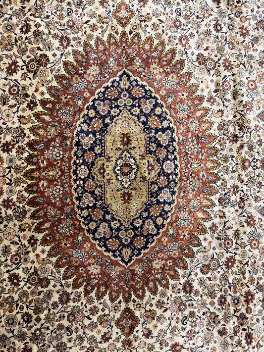 Fine Vintage Persian Silk Qum