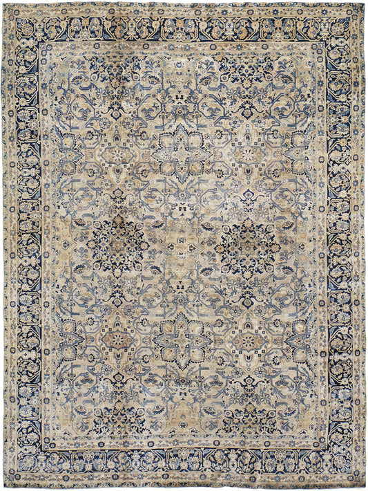 Antique Persian Kerman Rug Allover Design