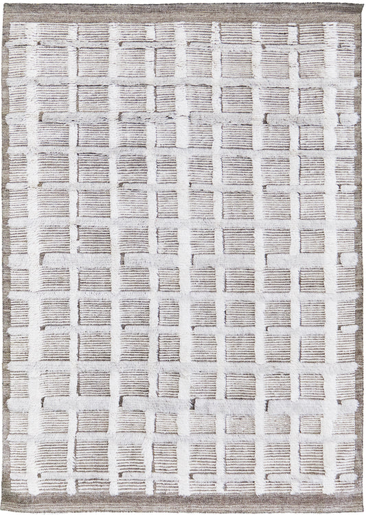 Stork, Sandpiper Collection, White Sand - one-of-a-kind handmade area rug