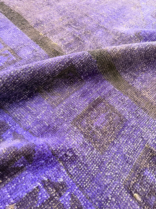 Overdyed Vintage Turkish Anatolian Runner