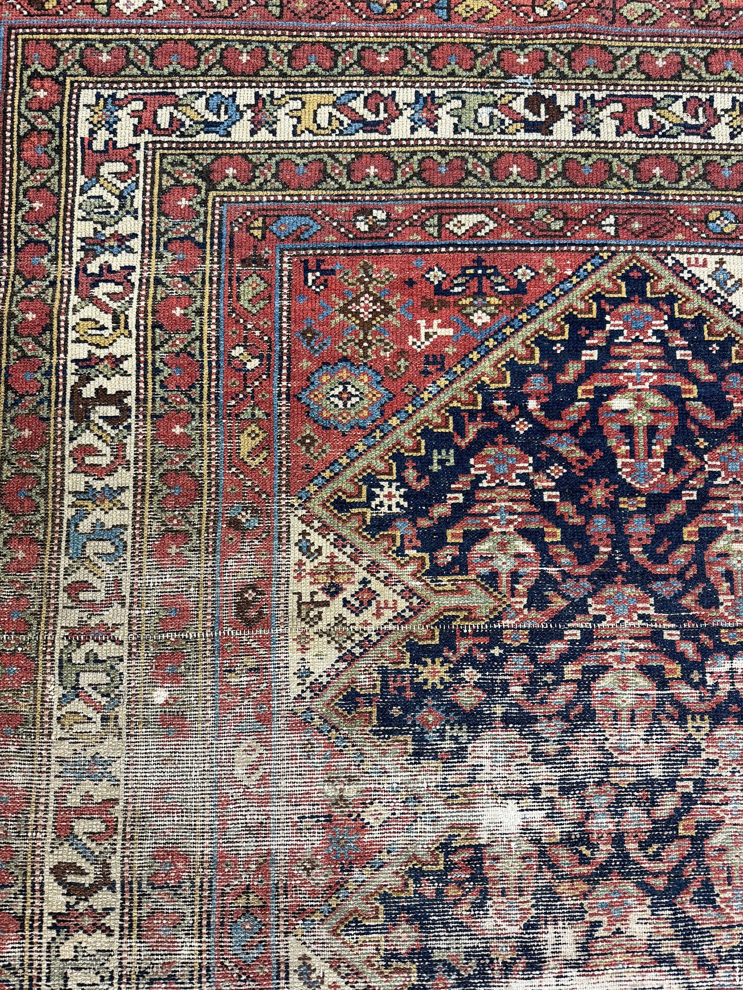 Antique Persian Malayer Gallery Runner