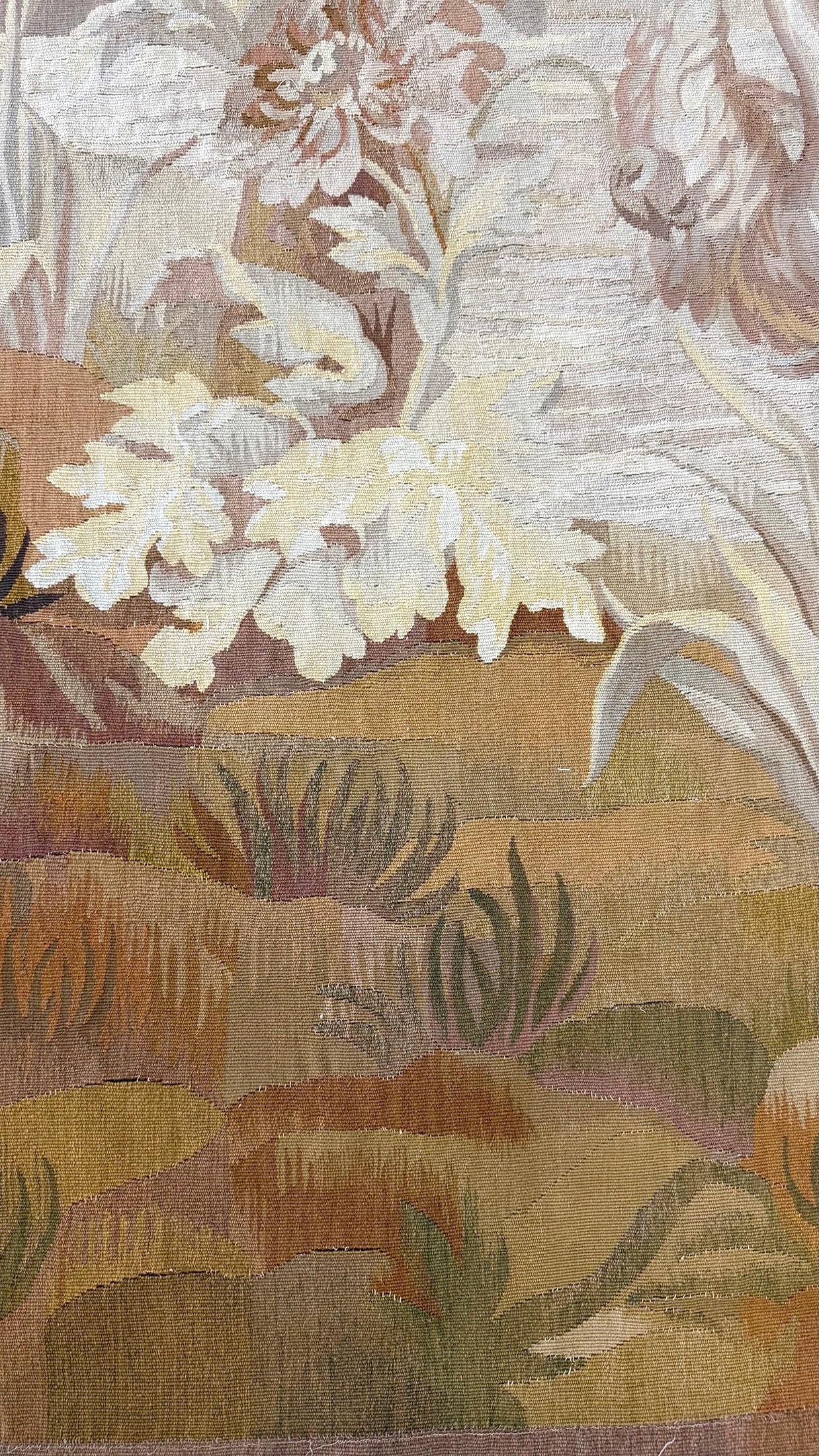 Antique Vertical French Tapestry