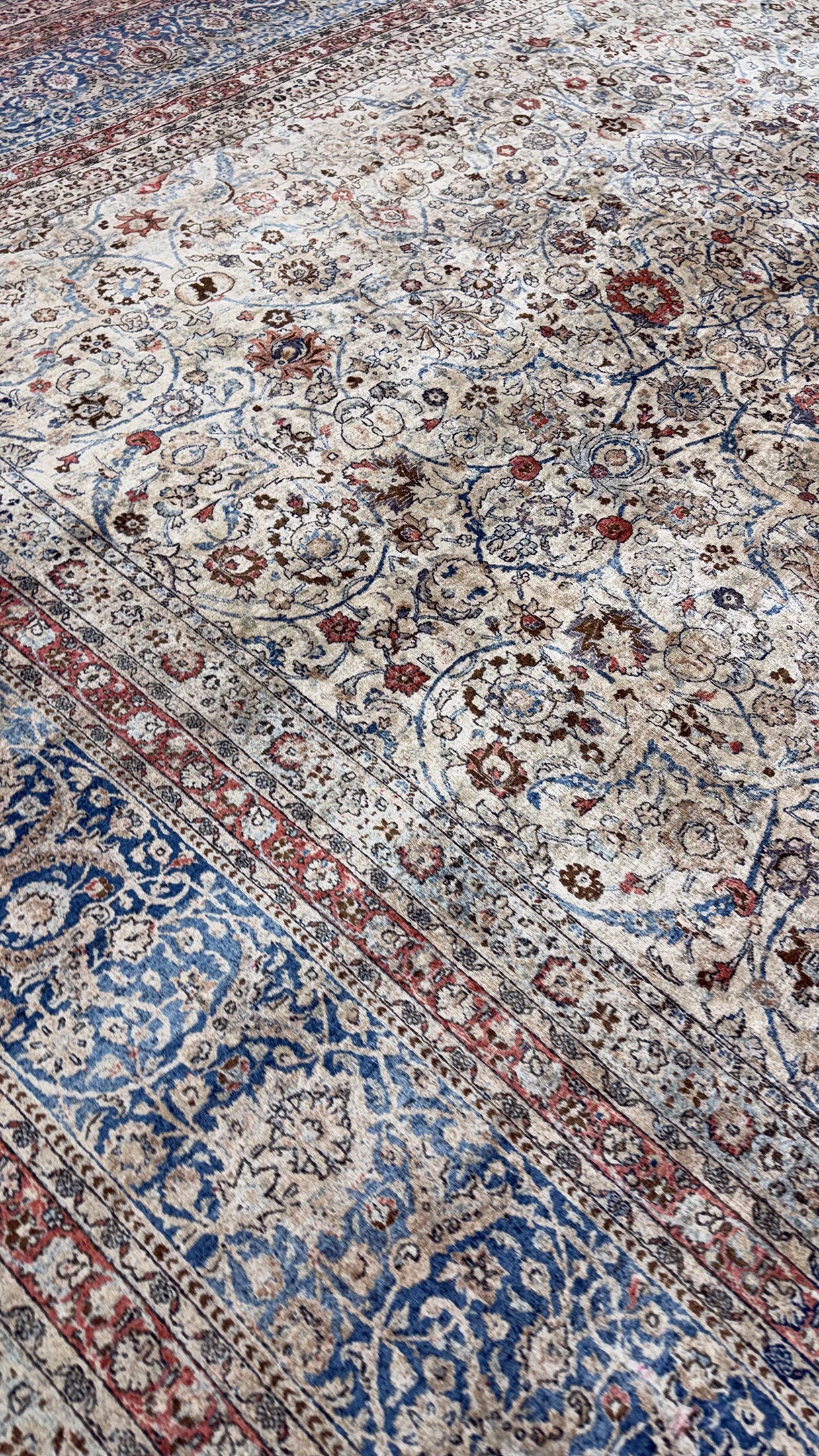 Antique Persian Mashad Signed by Amoghli