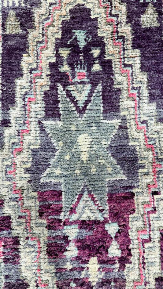 Antique Moroccan Boujad Runner