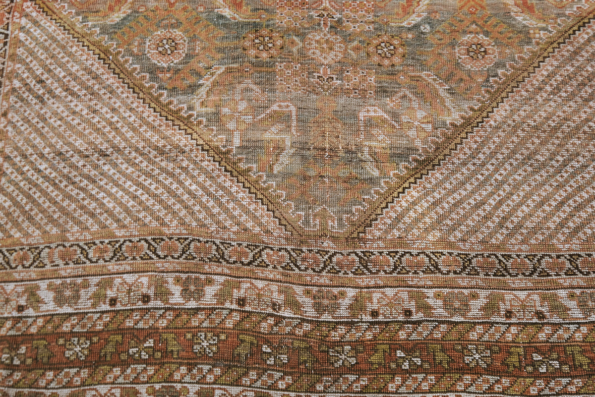 Antique Persian Shiraz Gallery Size Runner