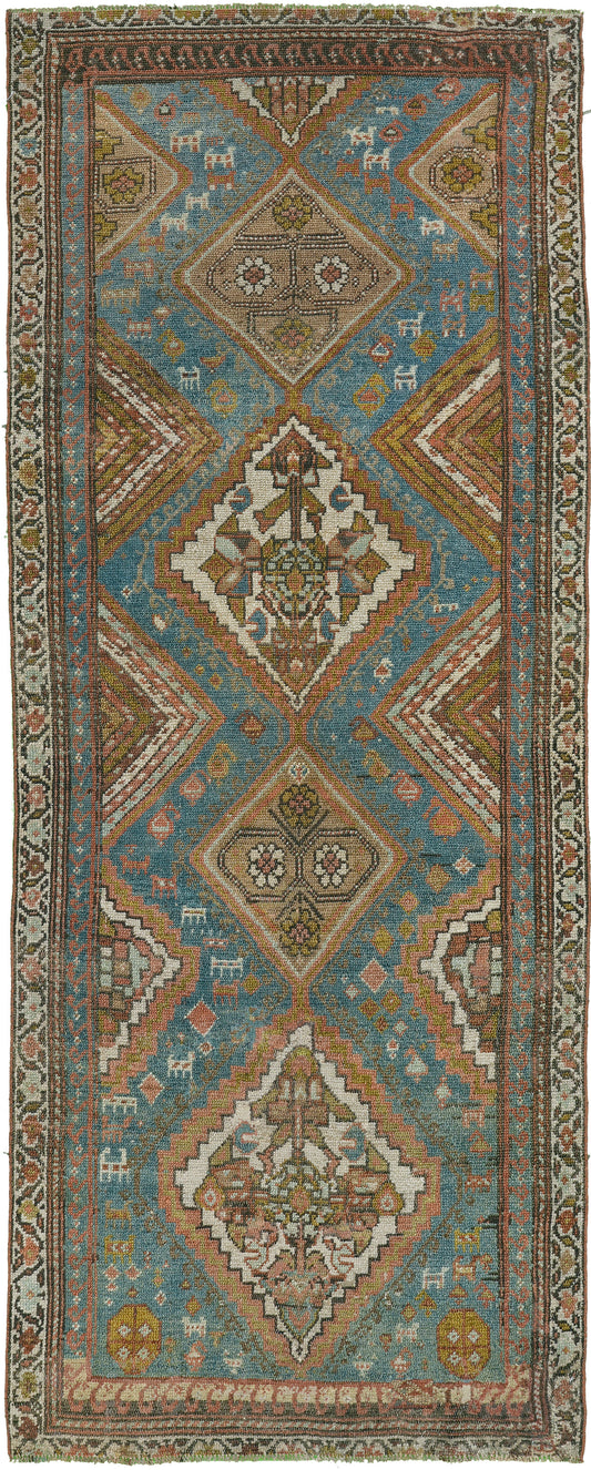 Antique Persian Kurdish Runner