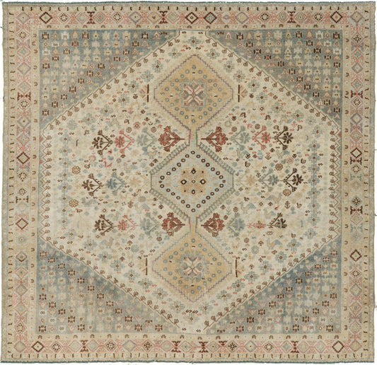 Antique Persian Square Shiraz