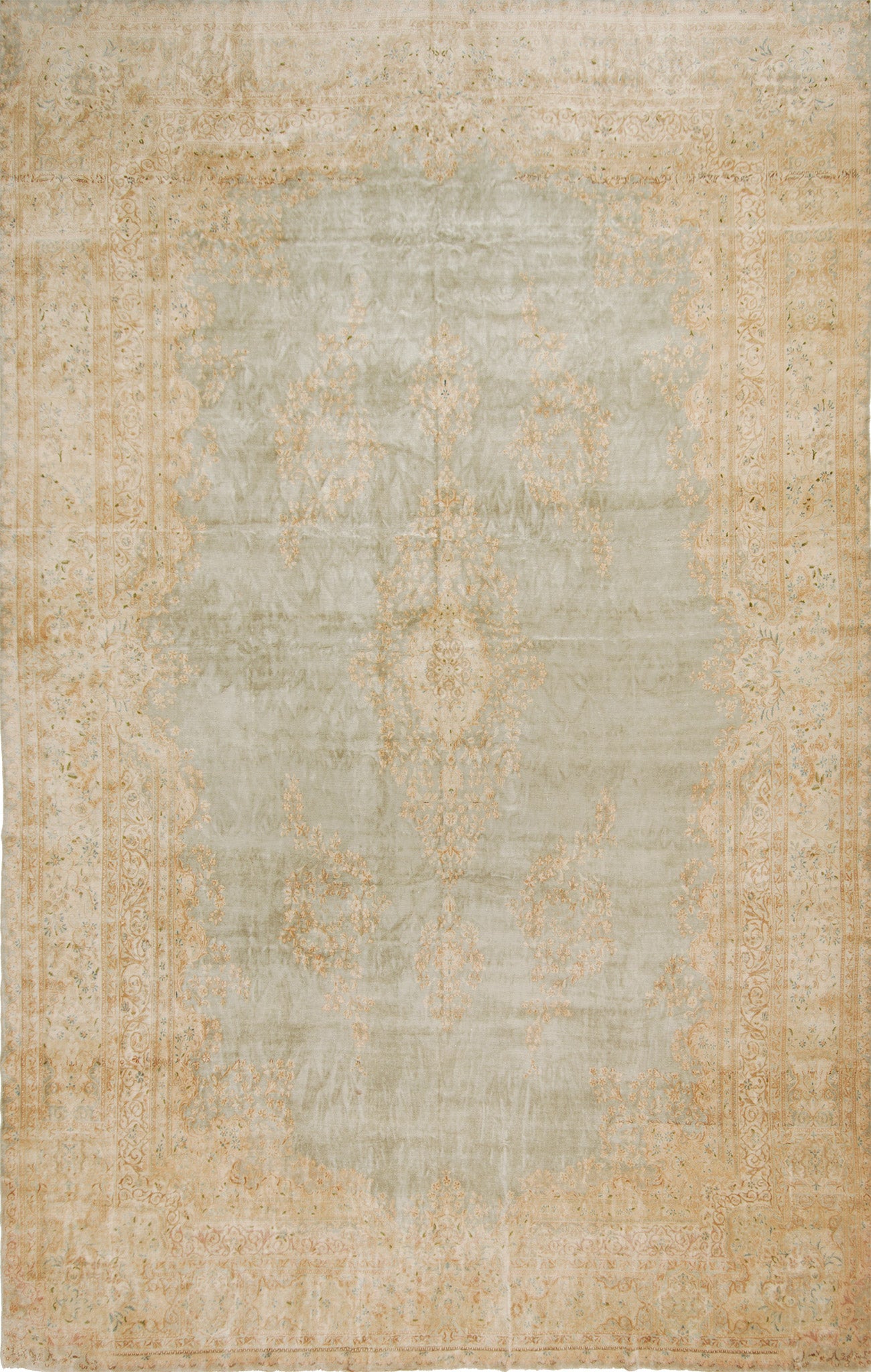 Vintage Persian Kerman Rug 55040