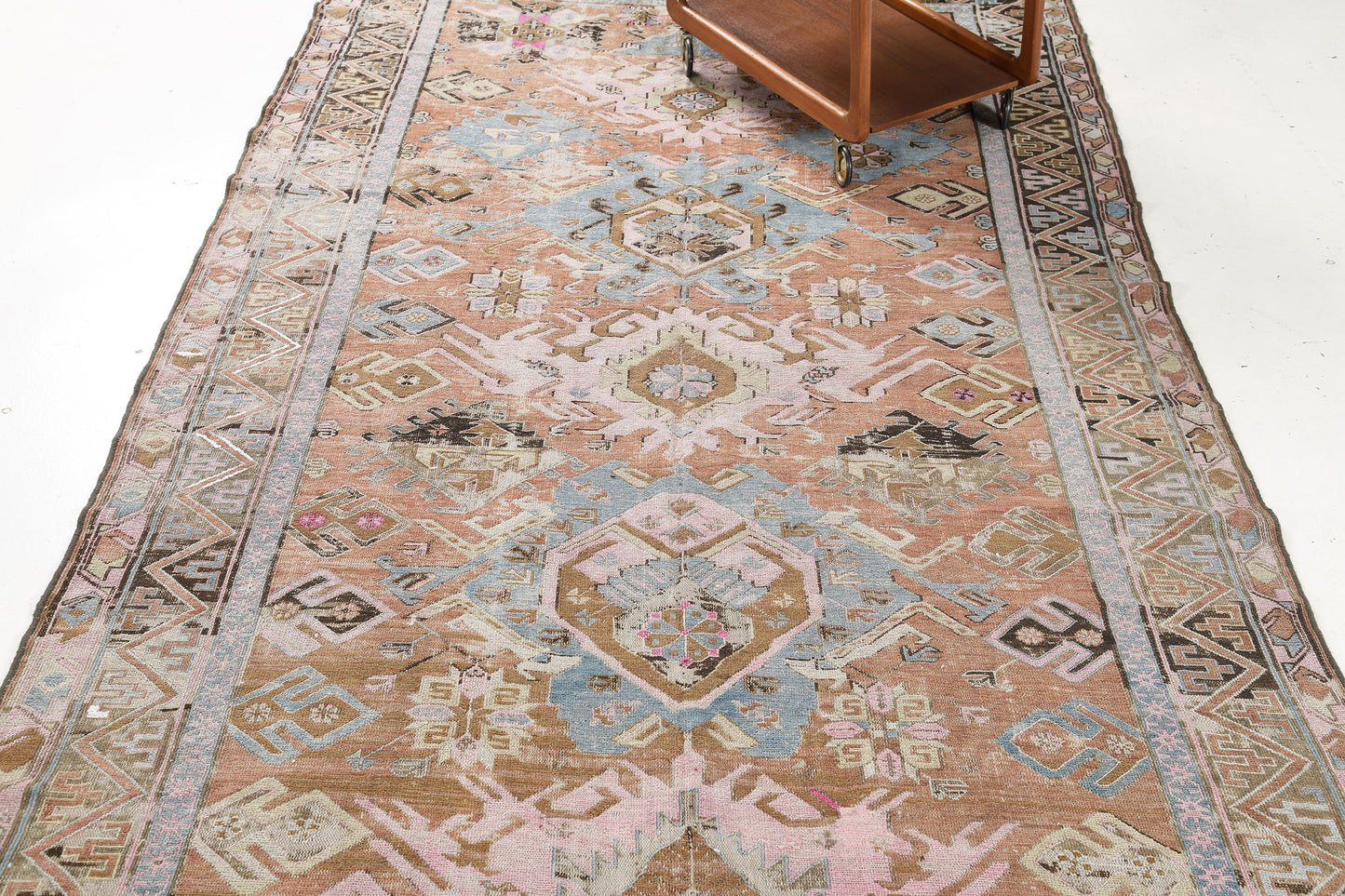 Antique Caucasian Tribal Soumak Rug