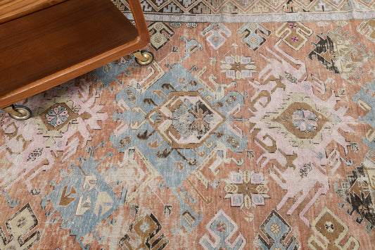 Antique Caucasian Tribal Soumak Rug