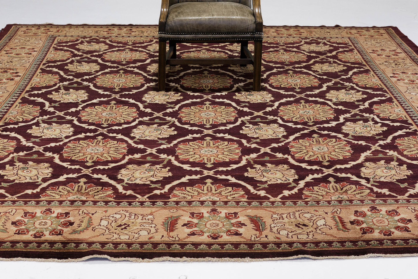Natural Dye Agra Design Pakistani Rug