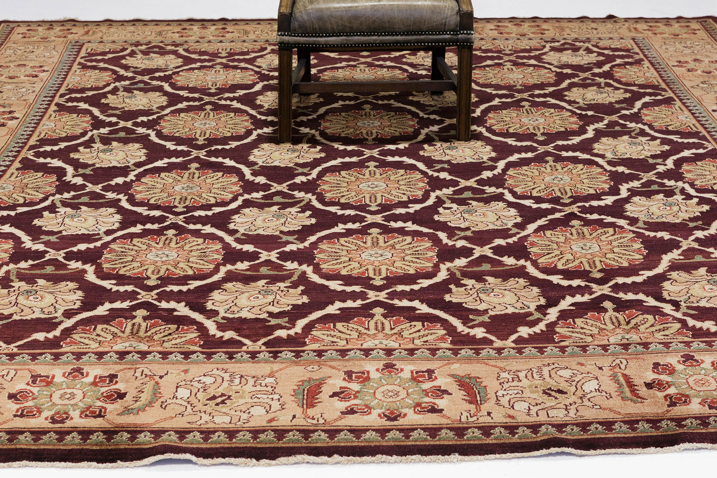 Natural Dye Agra Design Pakistani Rug