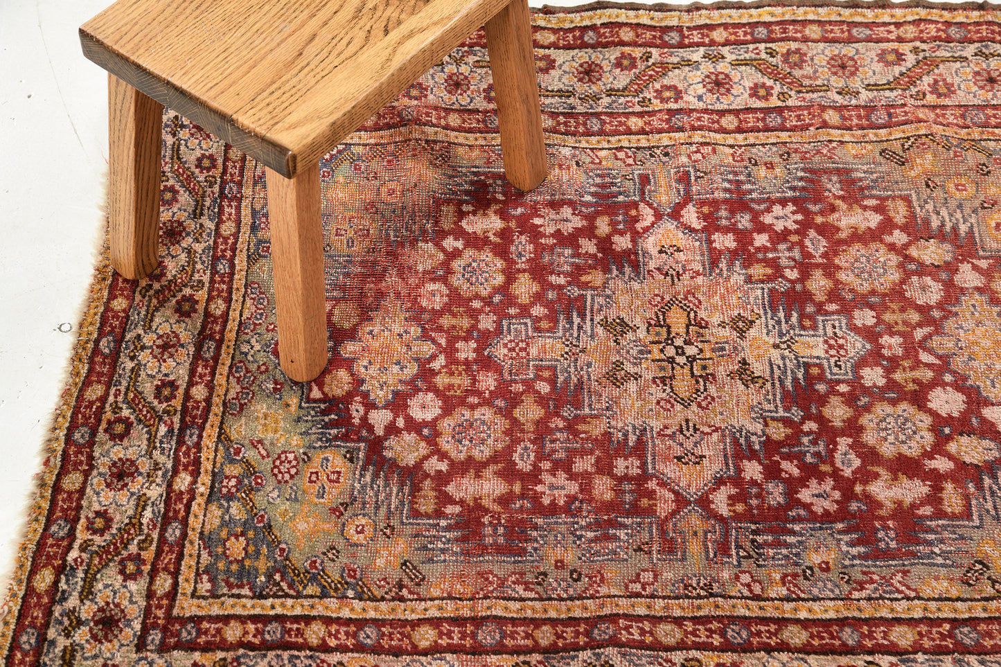 Antique Turkish Oushak Rug