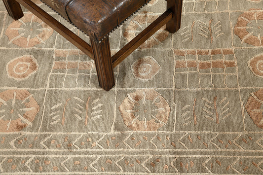 Tibetan Contemporary Design Rug Mondrian Collection Modern