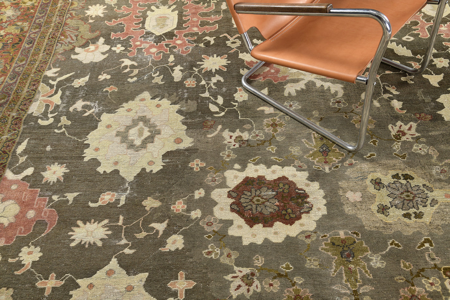 Antique Persian Sultanabad Rug Allover Design 57817