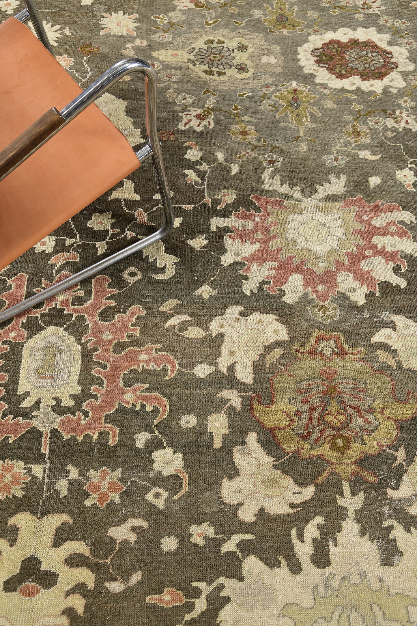 Antique Persian Sultanabad Rug Allover Design 57817
