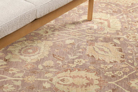 Fine Natural Dye Tabriz Hadji Jalili Revival Rug