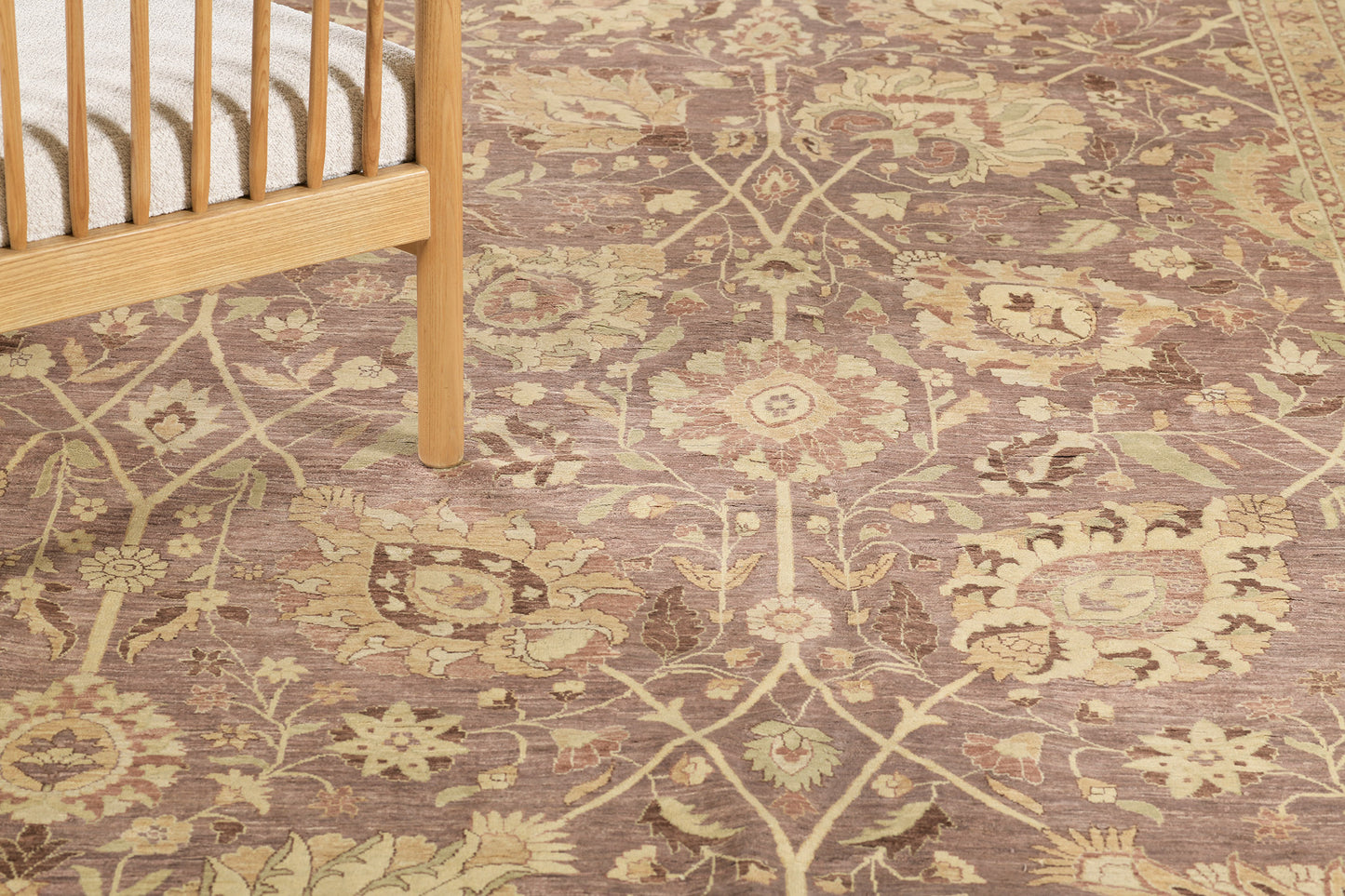 Fine Natural Dye Tabriz Hadji Jalili Revival Rug