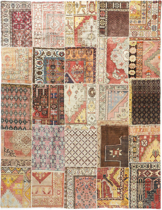 Vintage Turkish Kilim Patchwork