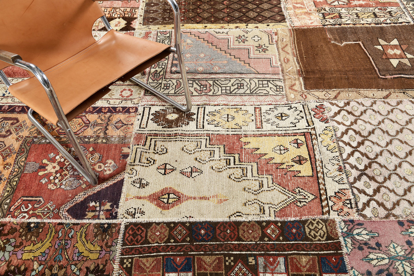 Vintage Turkish Kilim Patchwork